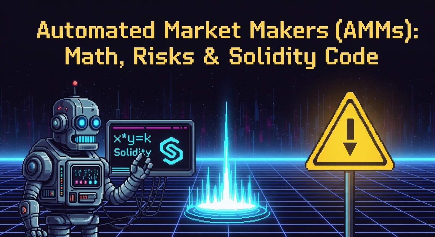 Automated Market Makers (AMMs): Math, Risks & Solidity Code