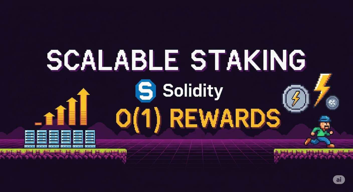 Scalable Solidity Staking: O(1) Reward Distribution